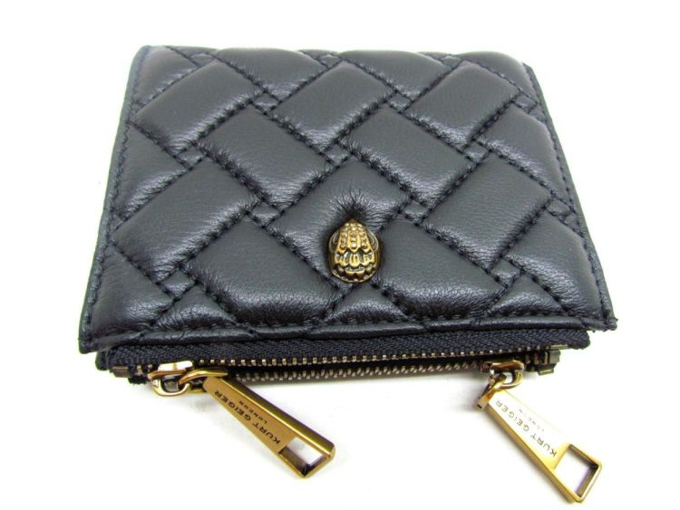 KURT GEIGER Portefeuille (Mini purse black leather) - De Gouden Schoe