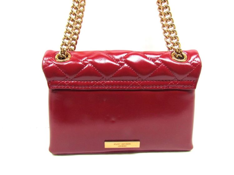 KURT GEIGER Handtassen (leather mini kensington red patent) - De Gouden Schoe