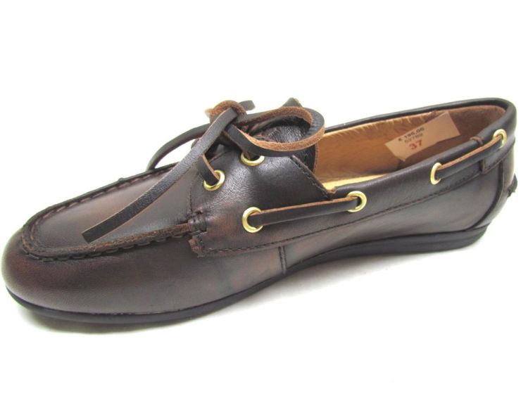 TORAL MOCCASSIN (TL-Nahua cuir/gold) - De Gouden Schoe